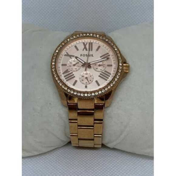 Fossil AM4483 Women's Watch Multifunction Rose Gold Stainless Steel 40mm C490 - Picture 2 of 9